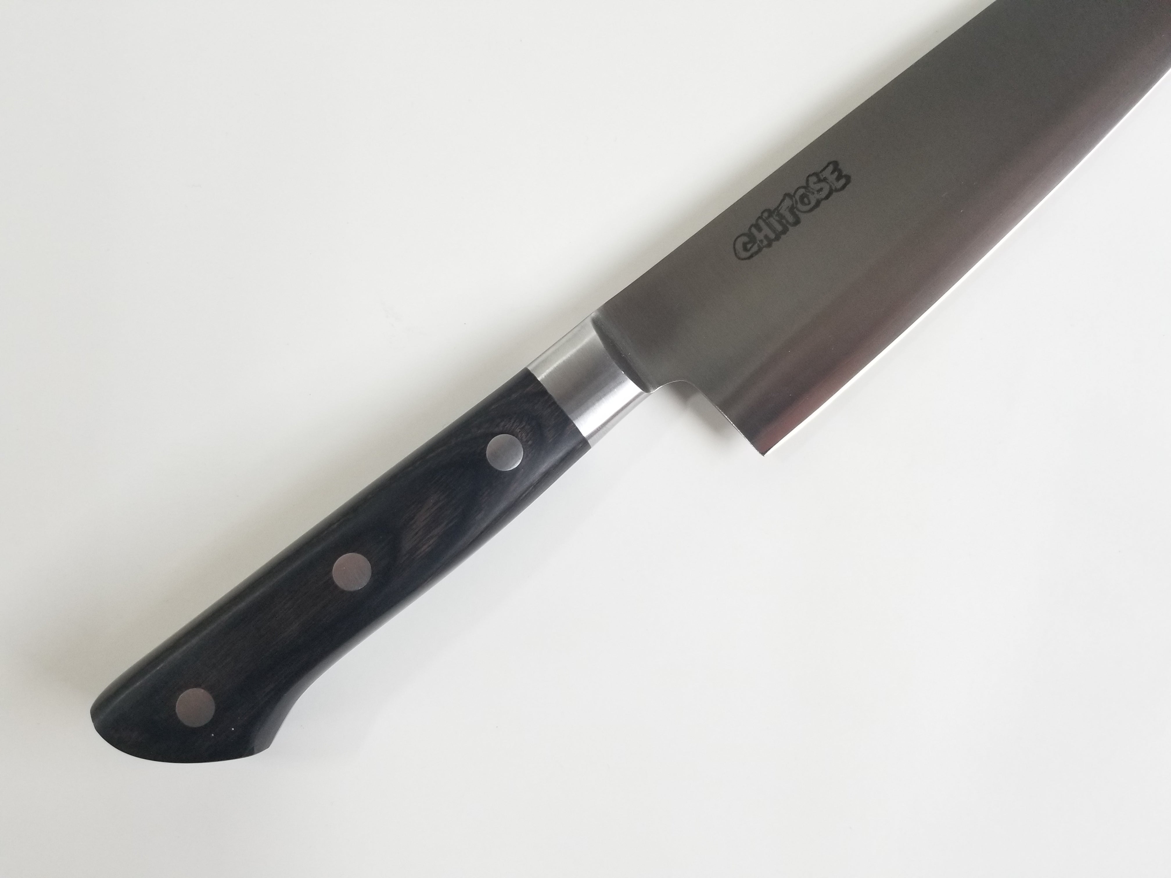 西式铁木柄VG10牛刀240mm – Chitose Knives